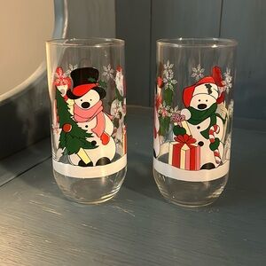 Vintage Christmas Tumblers-Snowmen (Set of 2)